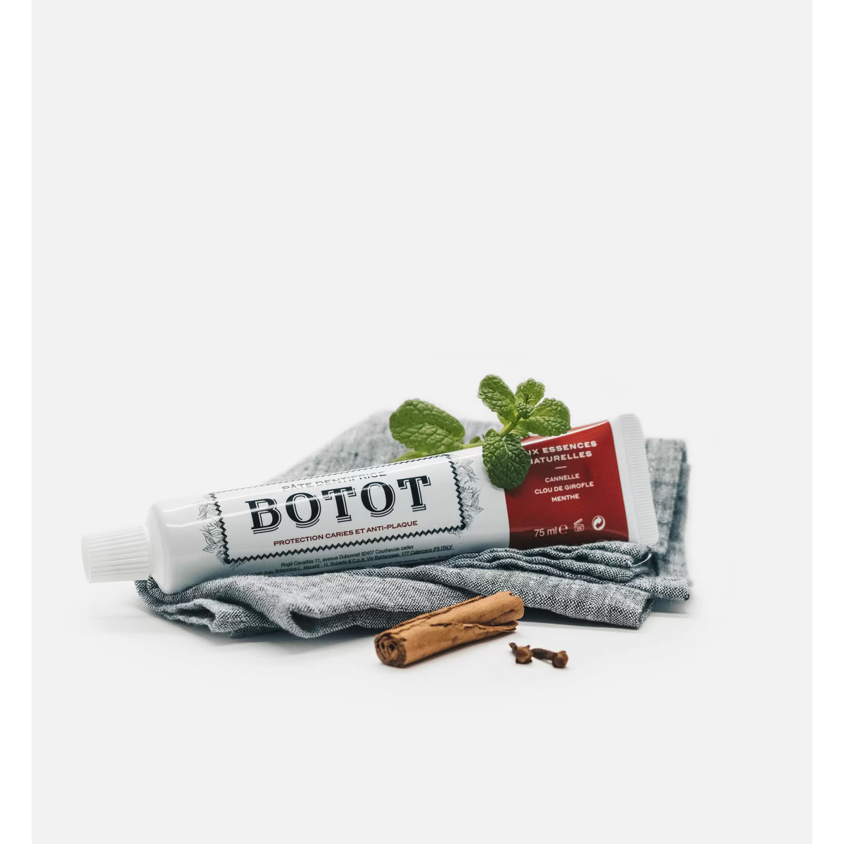 BOTOT DENTIFRICE CANNELLE T CLOU GIROFLE TUBE 75ML – Image 2