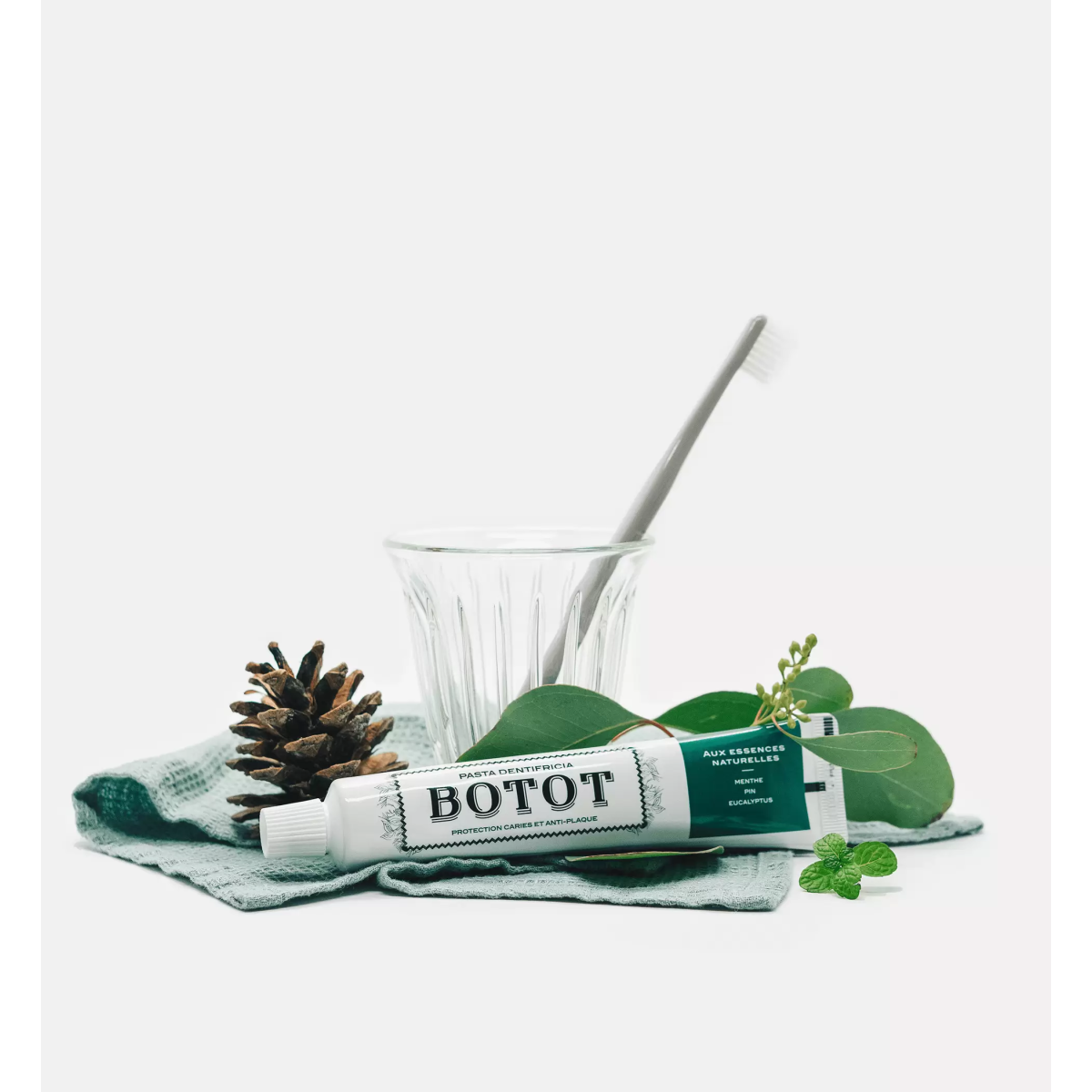 BOTOT DENTIFRICE VERT MENTHE PIN EUCALYPTUS 75ML – Image 2