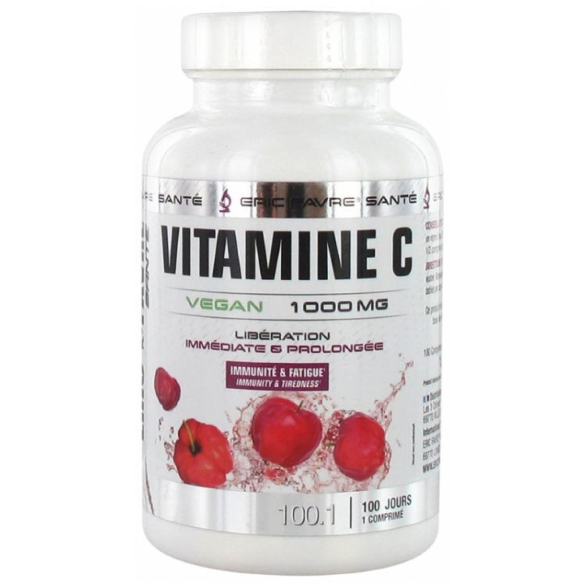 ERIC FAVRE VITAMINE C 100 COMPRIMES – Image 1