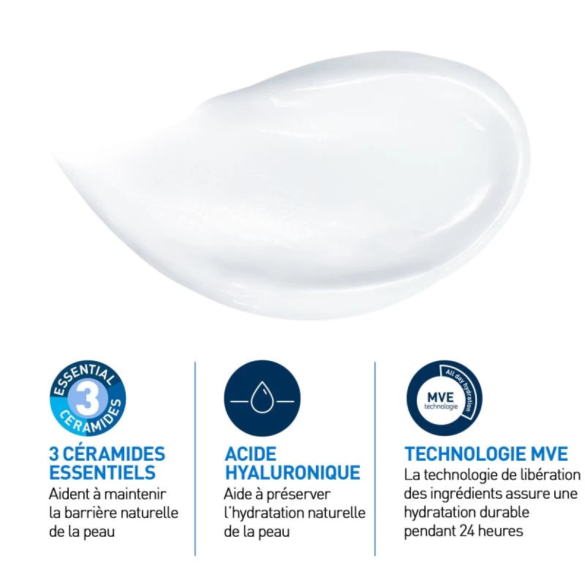 CERAVE BAUME HYDRATANT AVEC POMPE PEAU SÈCHE À TRÈS SÈCHE 454G – Image 2
