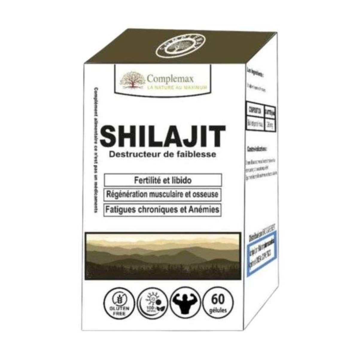 COMPLEMAX SHILAJIT 60 GELULES – Image 1