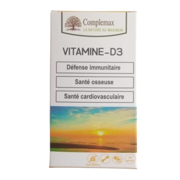 COMPLEMAX VITAMIN D3 60 GELULES