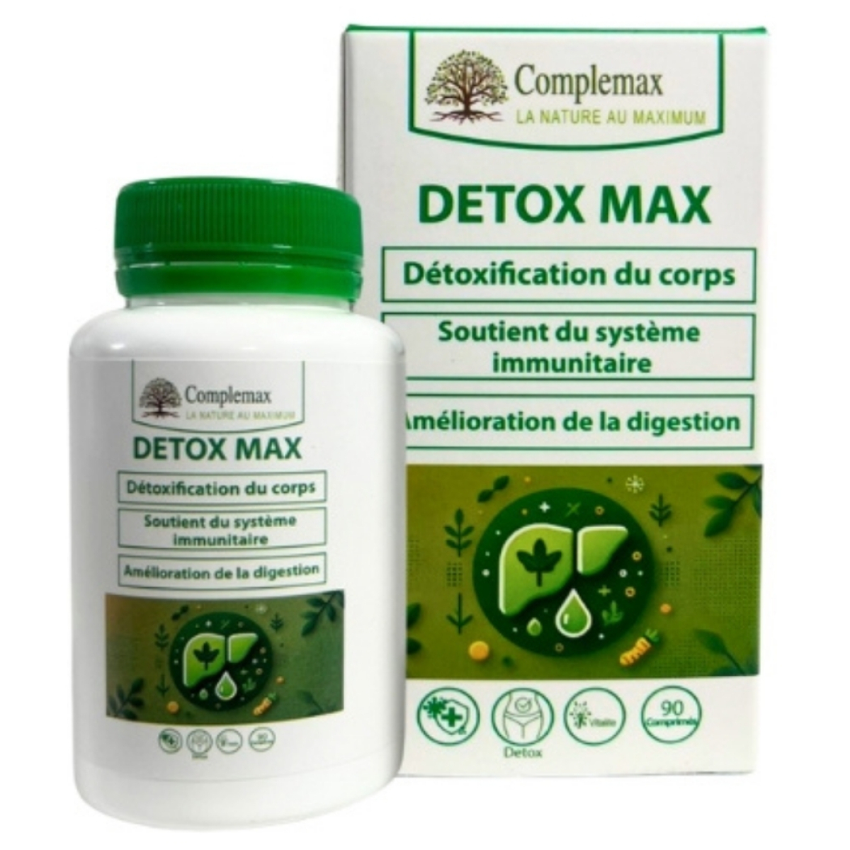 COMPLEMAX DETOX MAX 90 COMPRIMES – Image 1