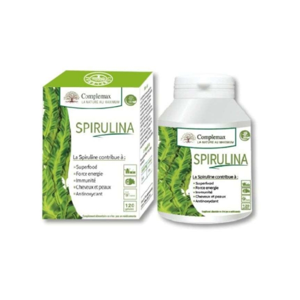 COMPLEMAX SPIRULINA 500 MG 120 GELULES
