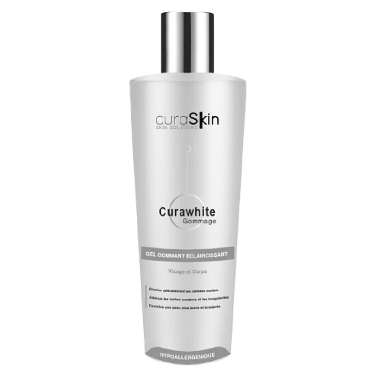 CURASKIN CURAWHITE GOMMAGE GEL GOMMANT ECLAIRCISSANT 200 ML – Image 1