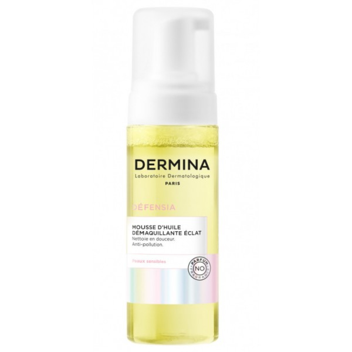 DERMINA DEFENSIA MOUSSE D'HUILE NETTOYANTE ECLAT 150 ML – Image 1