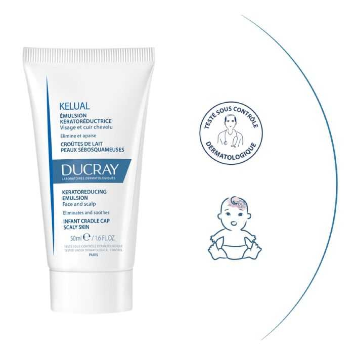 DUCRAY KELUAL EMULSION KERATOREDUCTRICE 50 ML – Image 2
