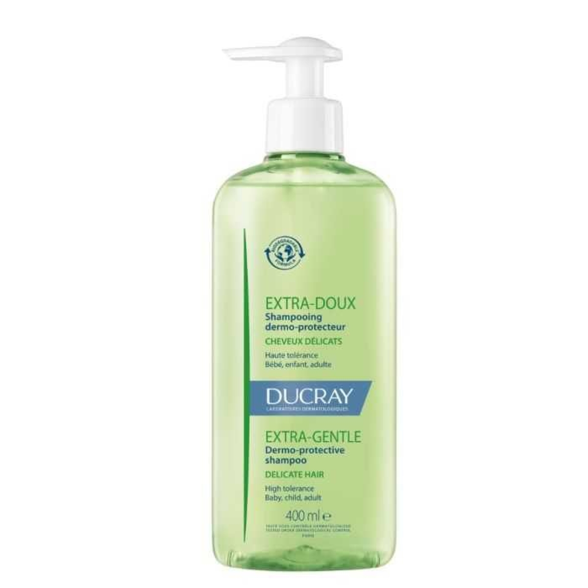 DUCRAY SHAMPOOING EXTRA DOUX 400 ML – Image 1