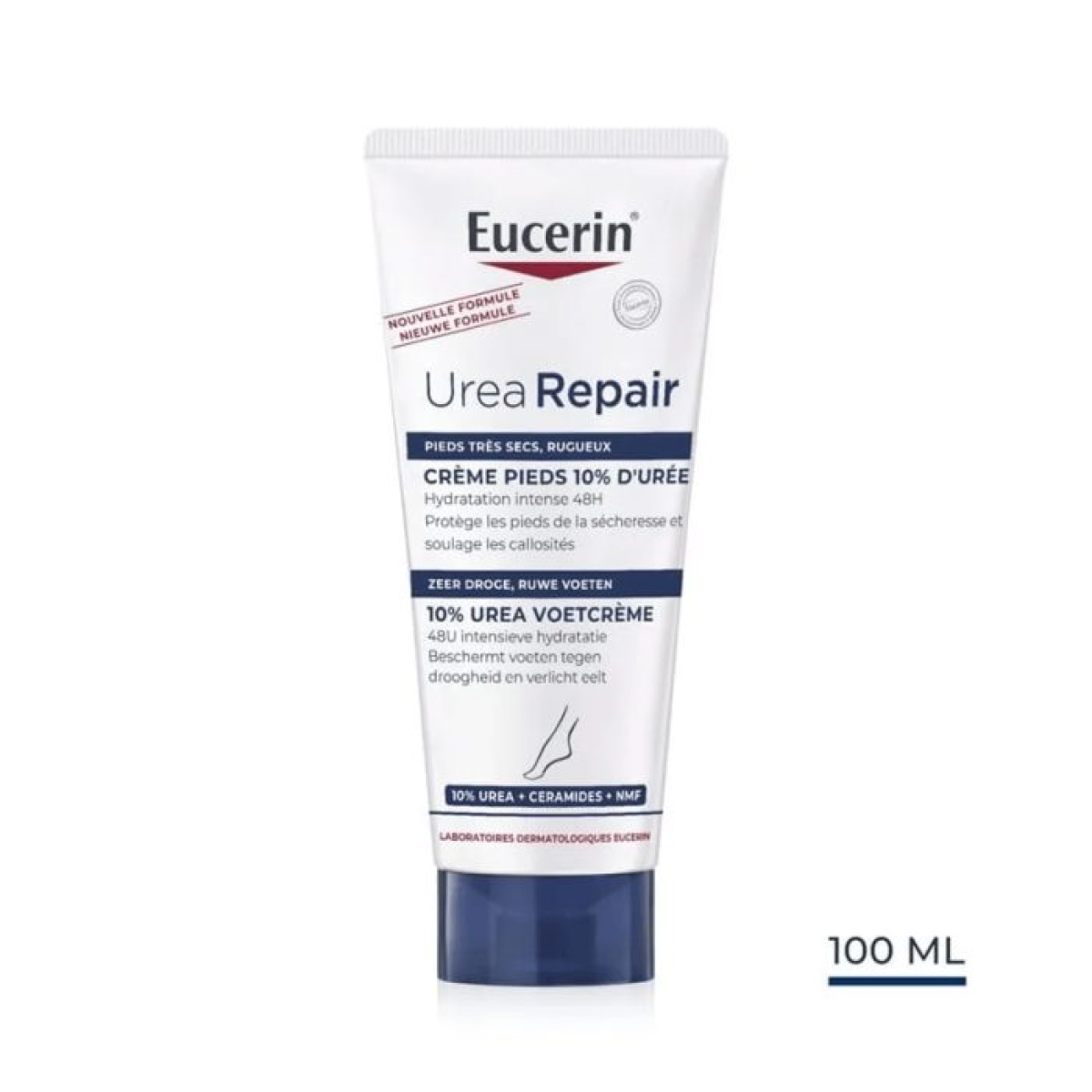EUCERIN UREA REPAIR PLUS CREME PIEDS 10% D'UREE 100 ML – Image 1