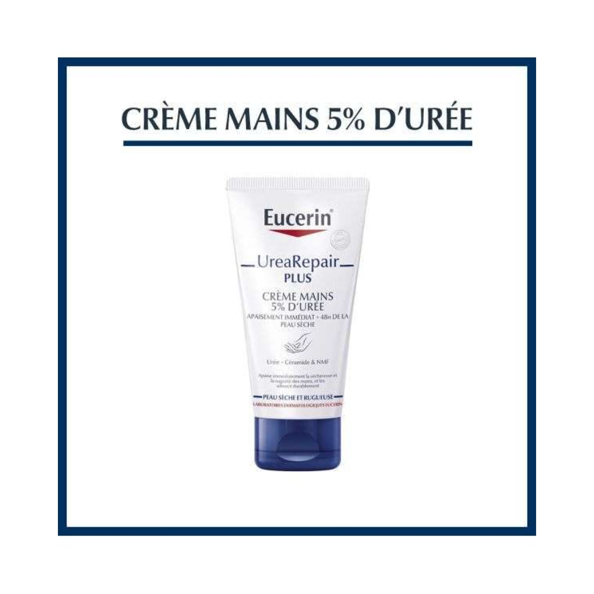 EUCERIN UREA REPAIR PLUS CREME MAINS 5% D' UREE 75 ML – Image 1