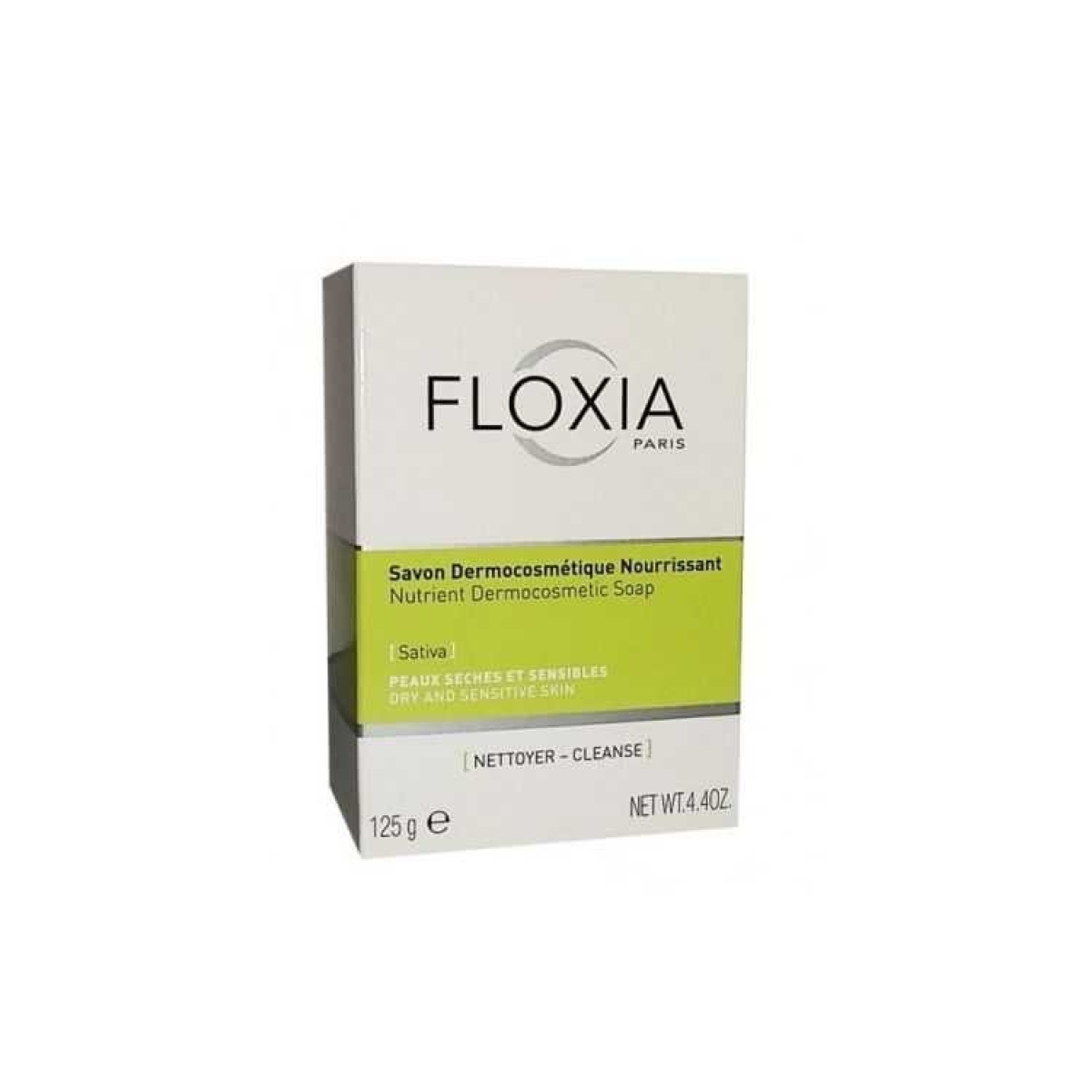 FLOXIA SAVON DERMOCOSMETIQUE NOURRISSANT 125G – Image 1