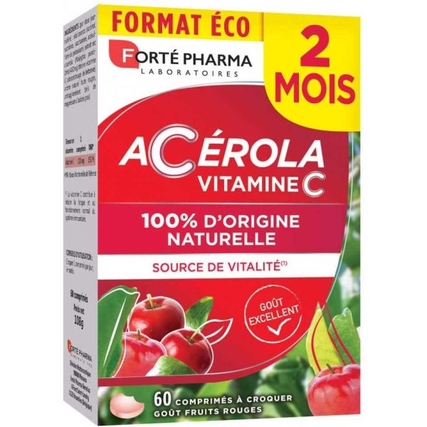 FORTE PHARMA ACEROLA 60 COMPRIMES