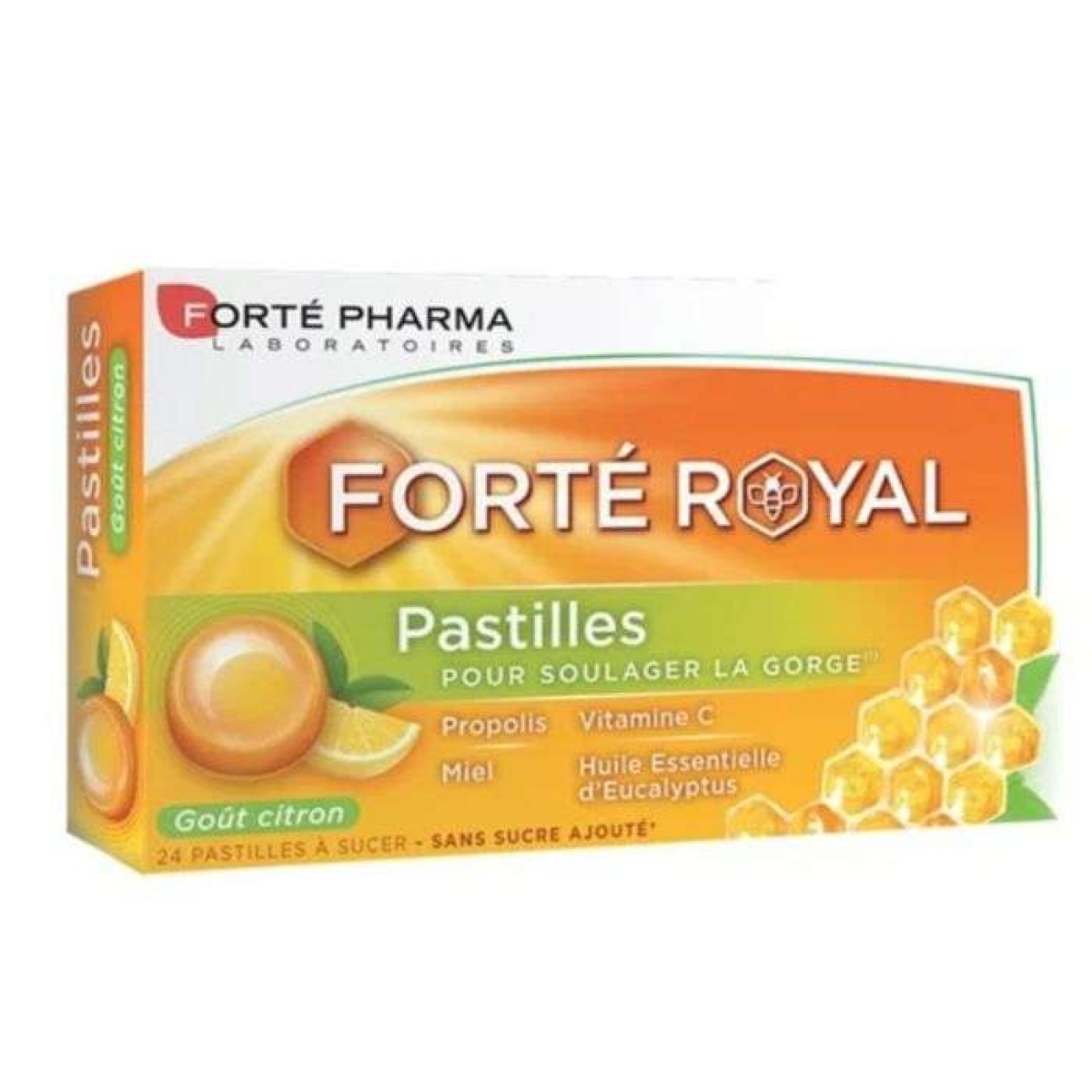FORTE PHARMA FORTE ROYAL 24 PASTILLES GOUT CITRON – Image 1