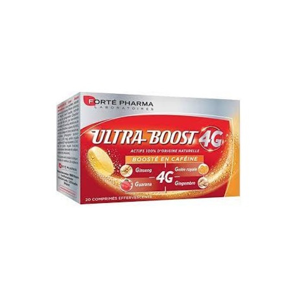 FORTE PHARMA VITALITE 4G ULTRA BOOST 20 COMPRIMES EFFERVESCENT – Image 1