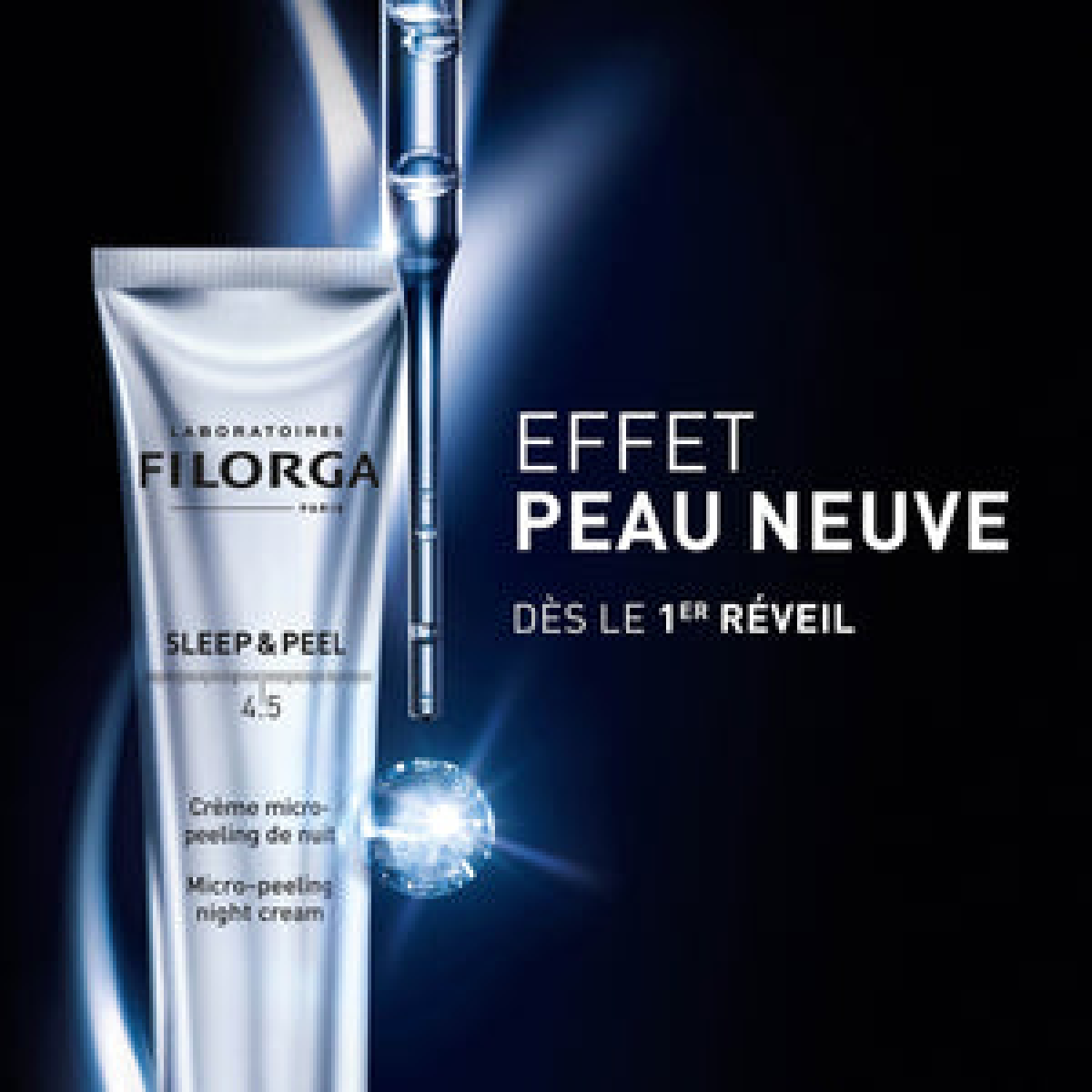 FILORGA SLEEP ET PEEL 4.5 CREME MICRO PEELING NUIT 40 ML – Image 2