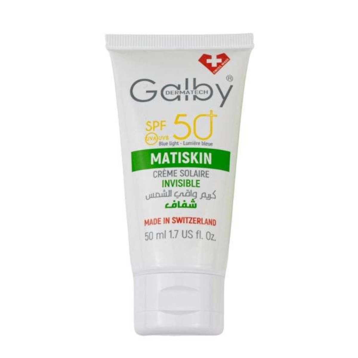 GALBY MATISKIN CREME SOLAIRE INVISIBLE 50 ML – Image 1