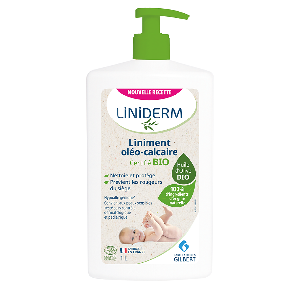 GILBERT LINIDERM LINIMENT OLEO CALCAIRE STABILISE POMPE 1 L
