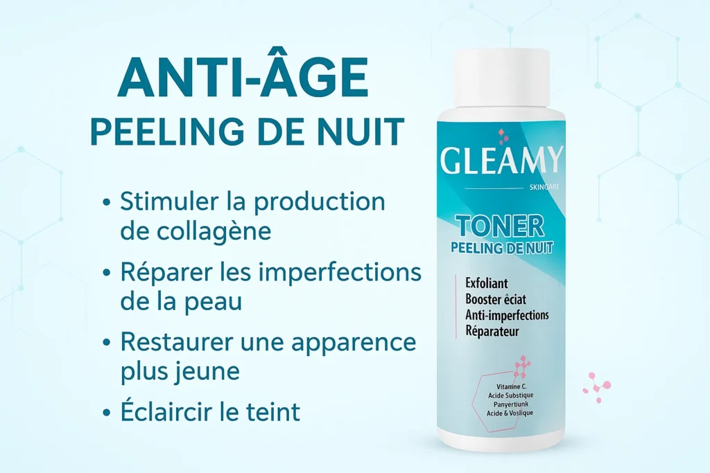 gleamy toner exfoliant booster éclat anti imperfections réparateur 100 ml reviews