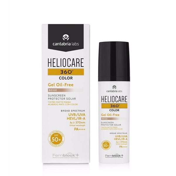 CANTABRIA HELIOCARE 360 GEL OIL-FREE BEIGE SPF50+
