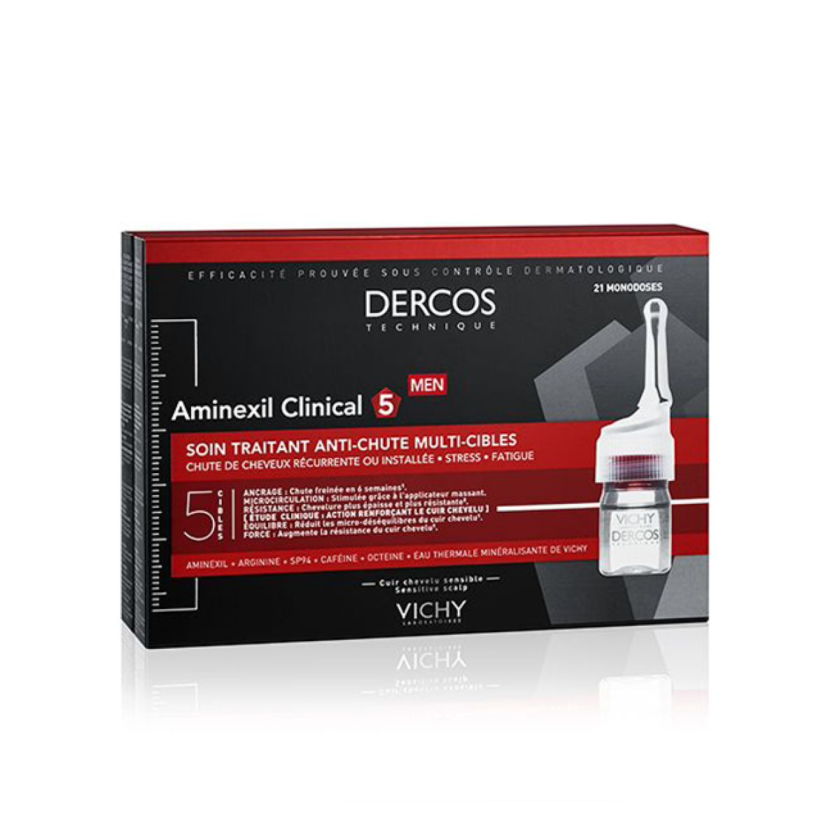 VICHY DERCOS AMINEXIL CLINICAL 5 HOMMES – Image 1