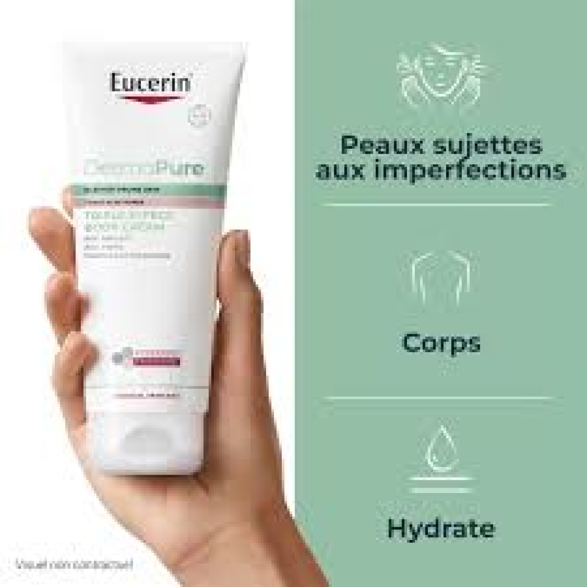 EUCERIN DERMOPURE CREME CORPS TRIPLE ACTION 200 ML – Image 3