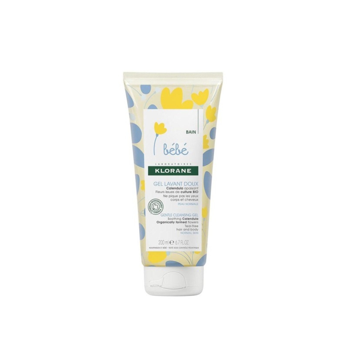 KLORANE BEBE GEL LAVANT DOUX 200 ML – Image 1