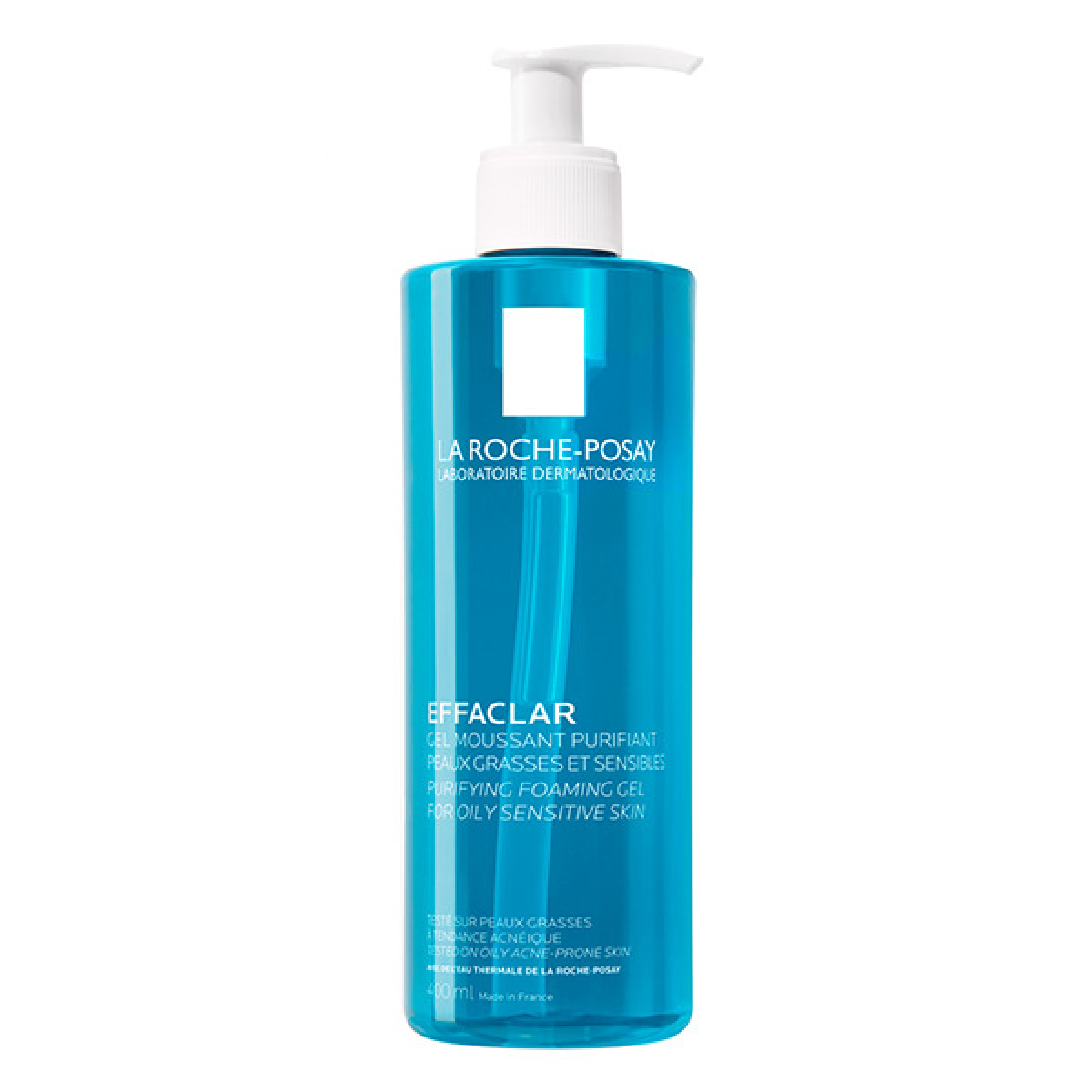 LA ROCHE POSAY EFFACLAR GEL MOUSSANT PURIFIANT PEAUX SENSIBLES GRASSES 400 ML – Image 1