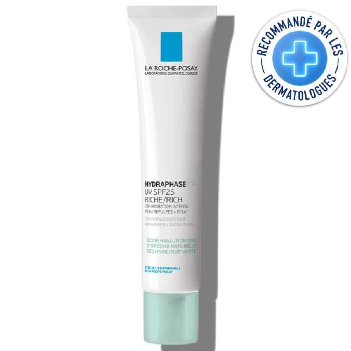 LA ROCHE POSAY HYDRAPHASE HA UV RICHE SPF 25 CREME HYDRATANTE PEAU NORMALE A SECHE | 40ML – Image 1