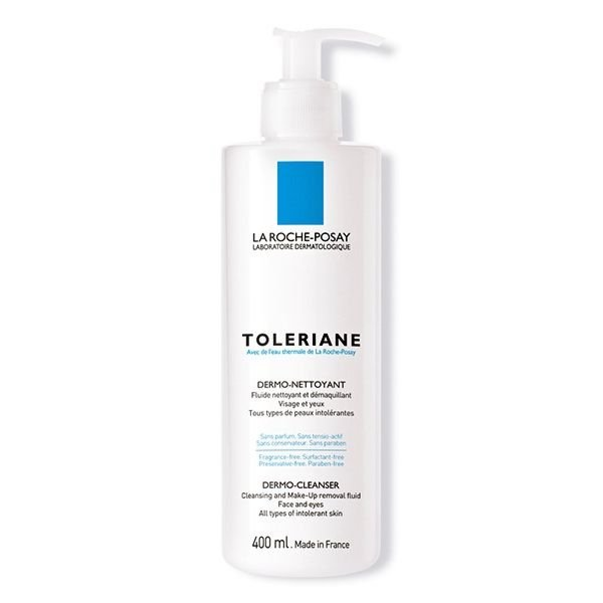 LA ROCHE POSAY TOLERIANE NETTOYANT FLUIDE DÉMAQUILLANT PEAU INTOLÉRANTE | 400ML – Image 1