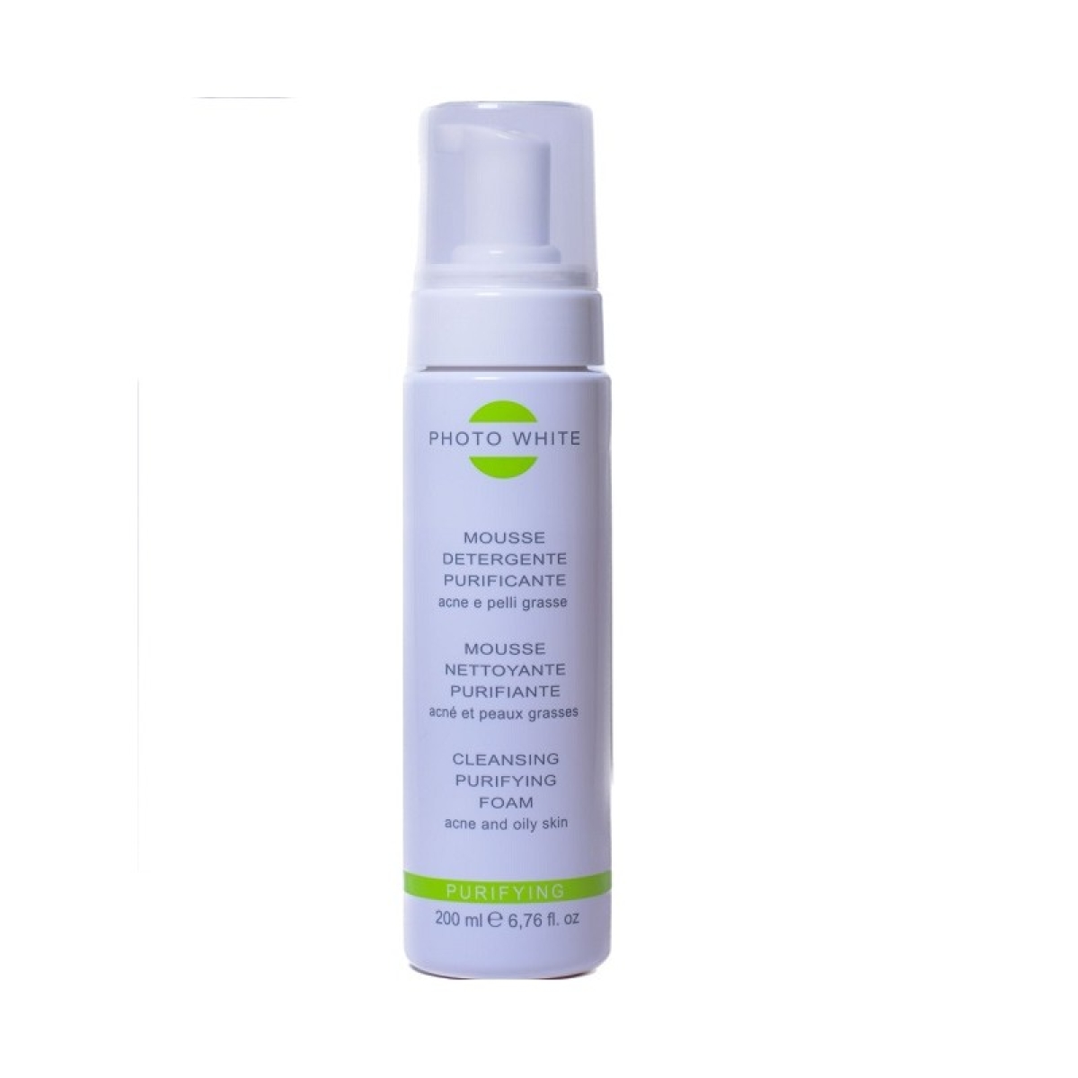 PHOTO WHITE MOUSSE NETTOYANTE PURIFIANTE 200 ML – Image 1