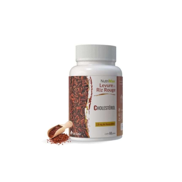 NUTRIMAX LEVURE DE RIZ ROUGE 60 GELULES A 240 MG