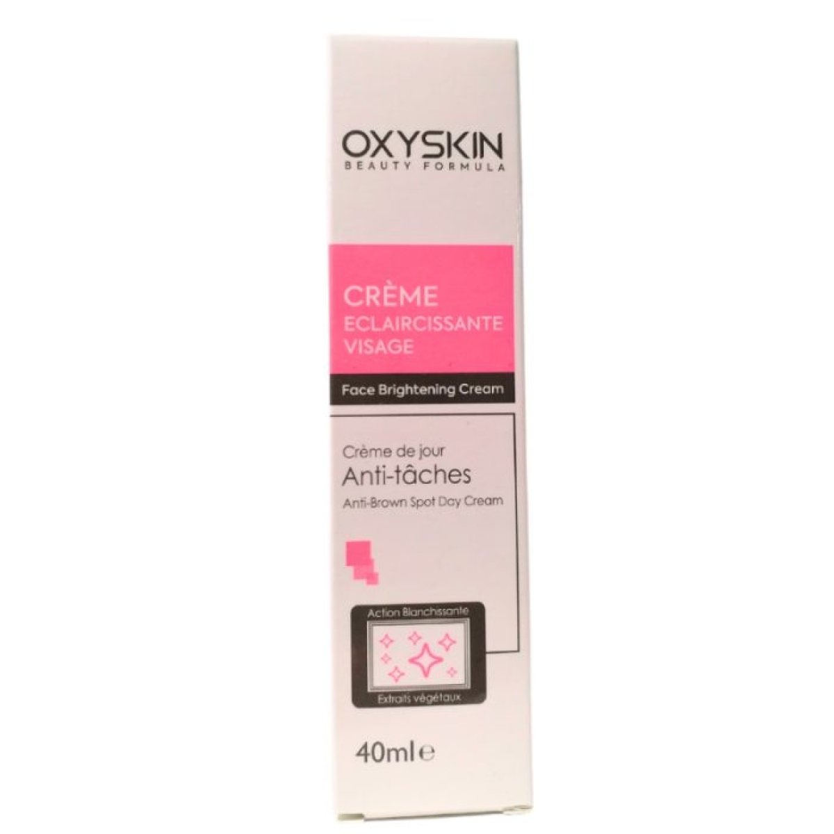 OXYSKIN CREME ECLAIRCISSANTE VISAGE ANTI TACHES 40 ML – Image 1