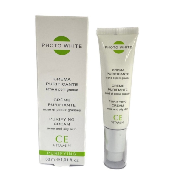 PHOTO WHITE CREME PURIFIANTE ACNE ET PEAUX GRASSES 30 ML