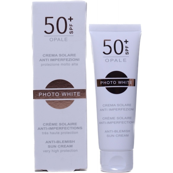 PHOTO WHITE CREME SOLAIRE ANTI IMPERFECTIONS SPF 50+ OPALE