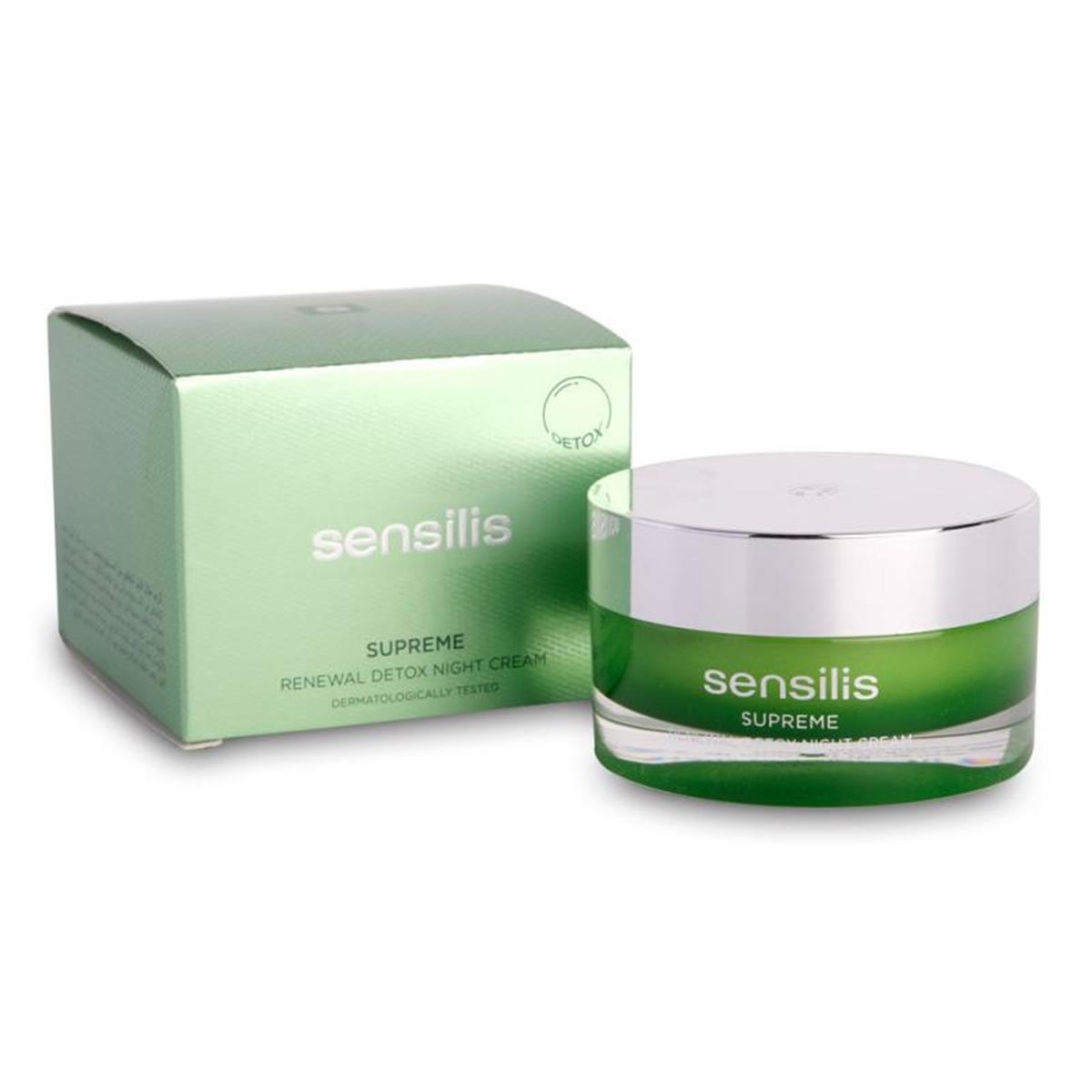 SENSILIS SUPREME RENEWAL DETOX NIGHT CREME 50ML – Image 1