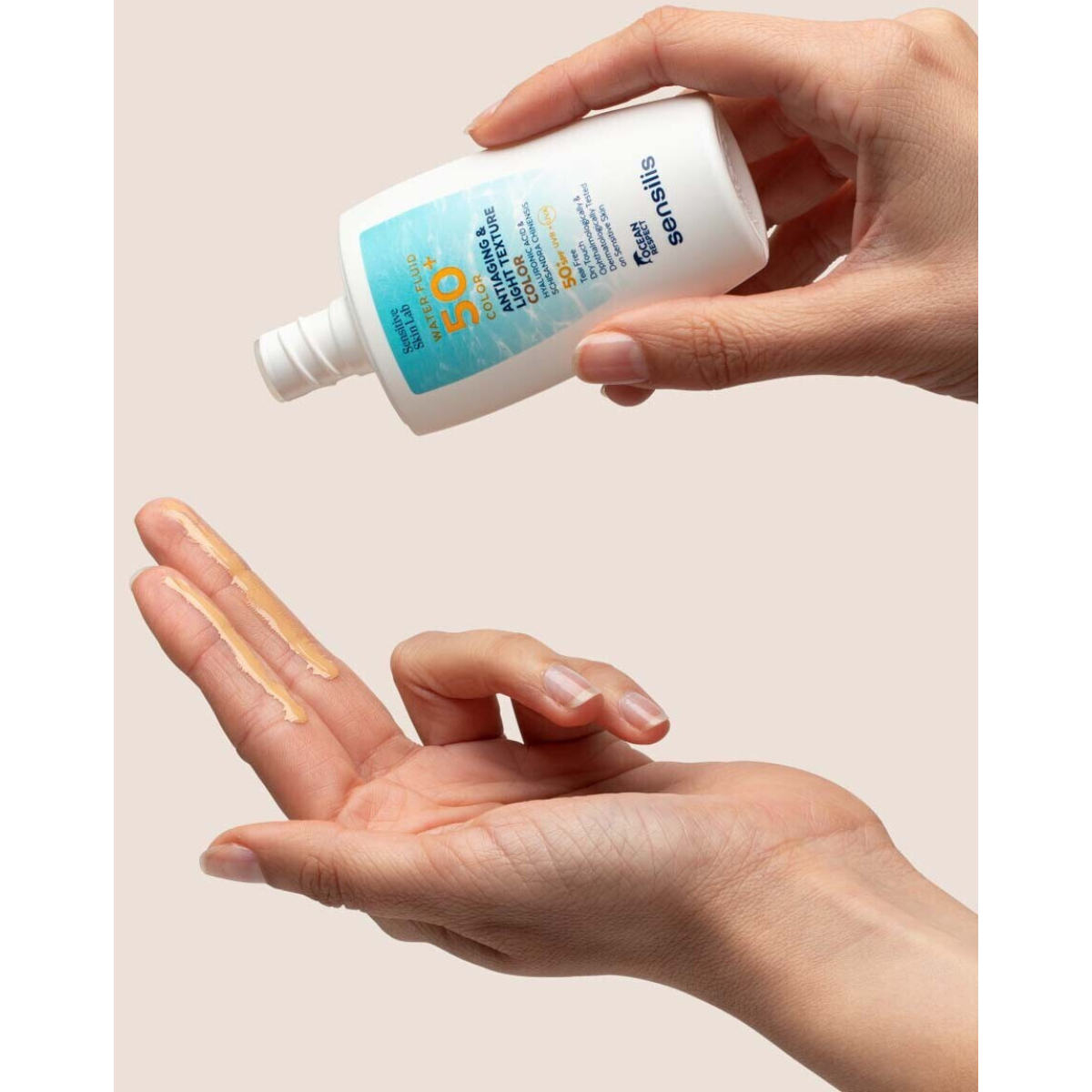 SENSILIS SENSITIVE SKIN LAB WATER FLUID SPF 50+ TEXTURE LIGHT 40 ML – Image 2