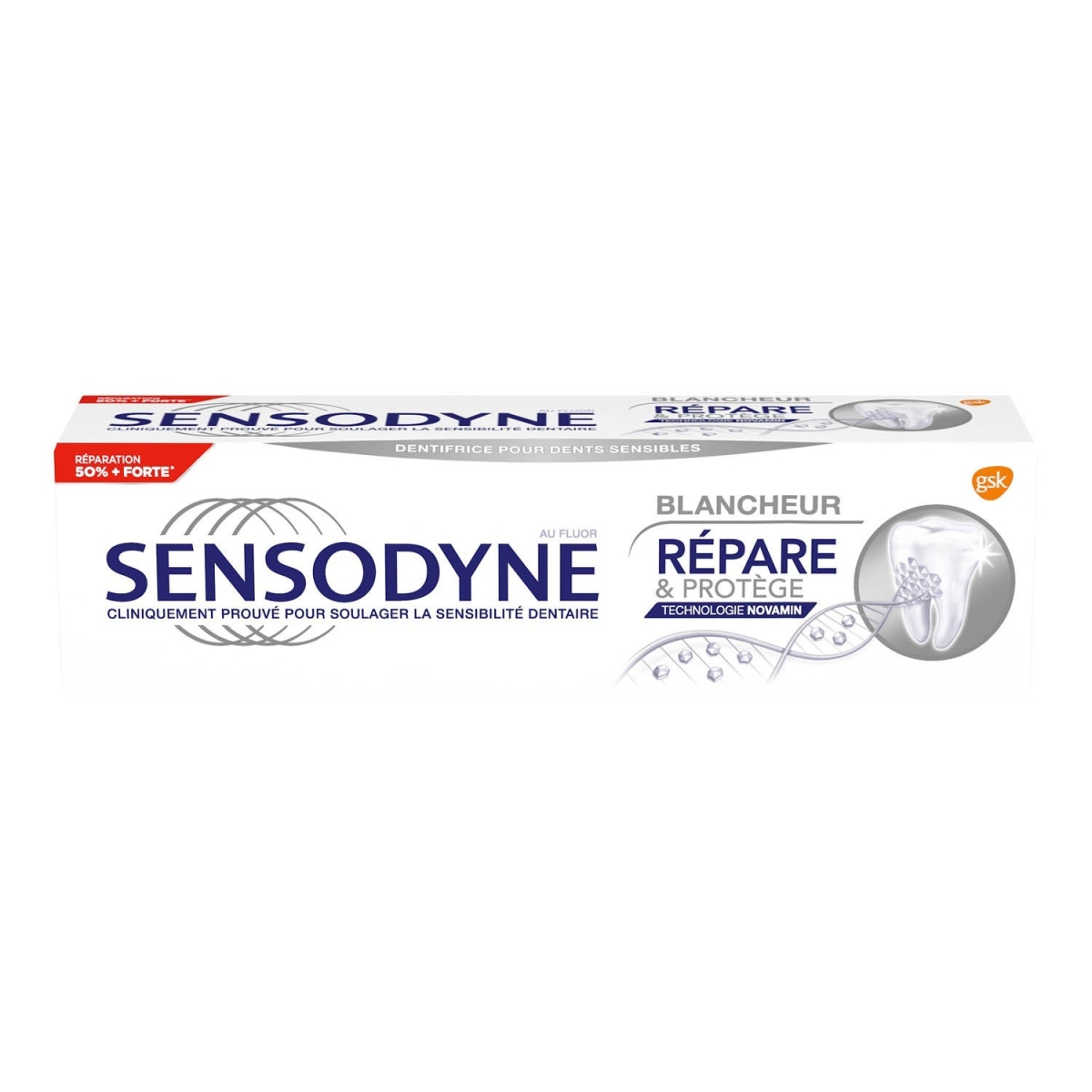SENSODYNE RÉPARE & PROTÈGE BLANCHEUR 75 ML – Image 1