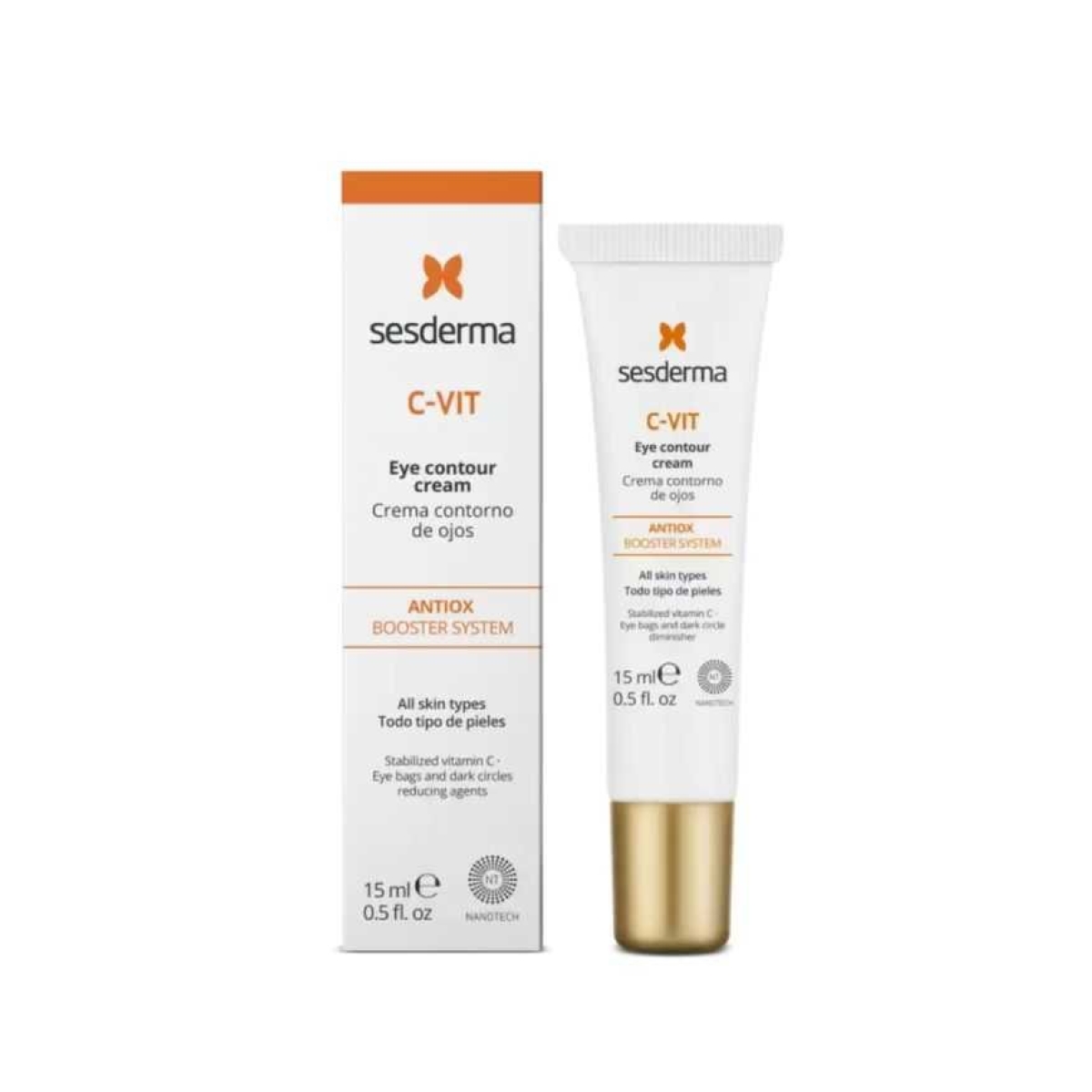 SESDERMA C-VIT CREME CONTOUR DES YEUX 15 ML – Image 1