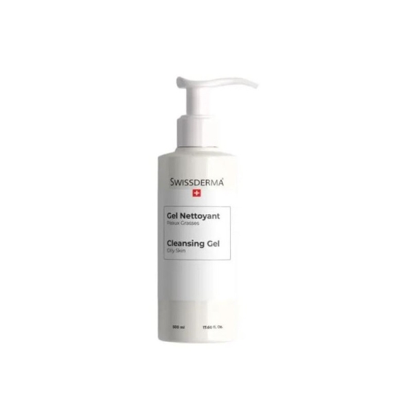 SWISSDERMA GEL NETTOYANT PEAUX GRASSES 500 ML