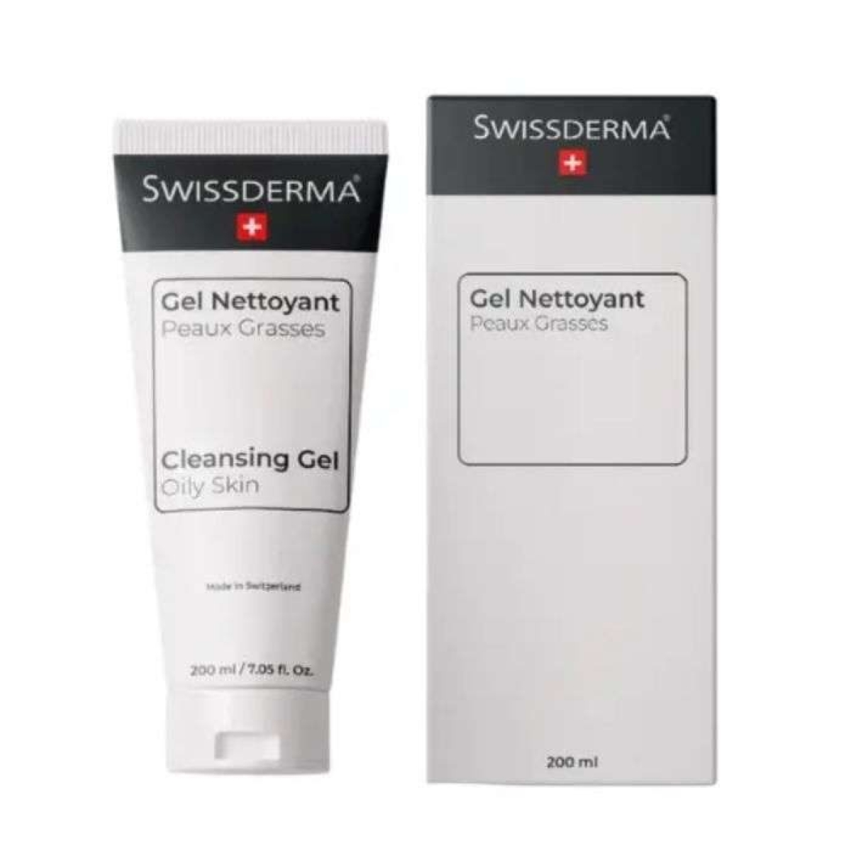 SWISSDERMA GEL NETTOYANT PEAUX GRASSES 200 ML – Image 1