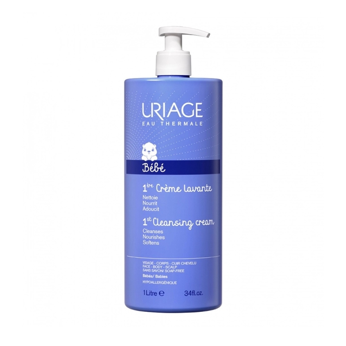 URIAGE BEBE 1ERE CREME LAVANTE 1 L – Image 1