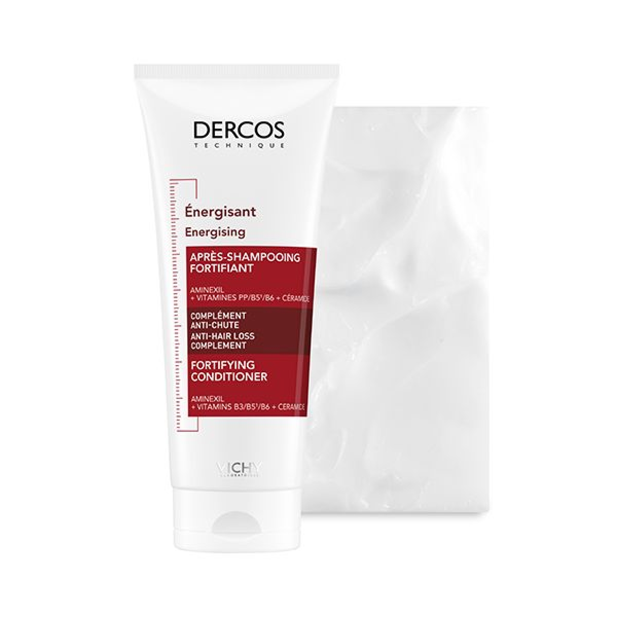 VICHY DERCOS ENERGISANT APRES SHAMPOING FORTIFIANT 200 ML – Image 1