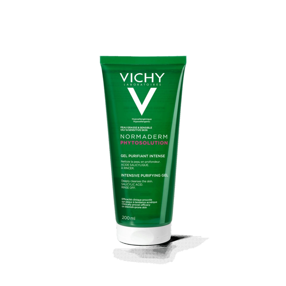 VICHY NORMADERM GEL PURIFIANT INTENSE PEAU GRASSE ET ACNEIQUE 200 ML – Image 1