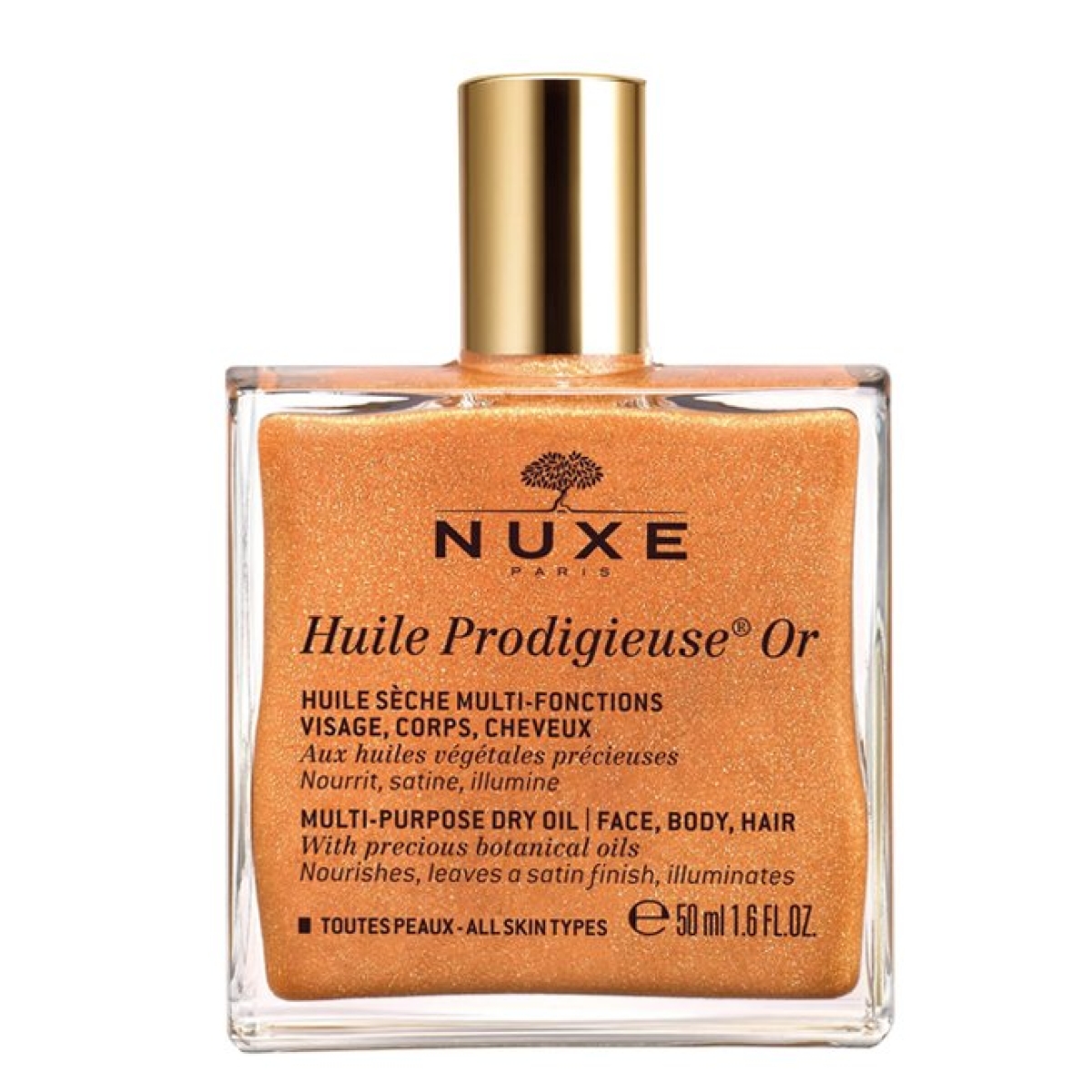 NUXE SOINS PRODIGIEUX, HUILE PRODIGIEUSE OR 50 ML – Image 1