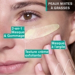 URIAGE HYSEAC MASQUE GOMMANT 100 ML ABSORBE LES IMPURETÉS LISSE LE GRAIN DE LA PEAU – Image 2