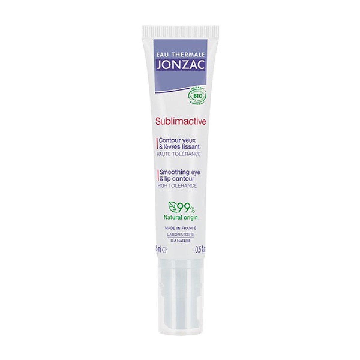 LEA NATURE EAU THERMALE JONZAC SUBLIMACTIVE CONTOUR YEUX ET LEVRES LISSANT 15ML – Image 1
