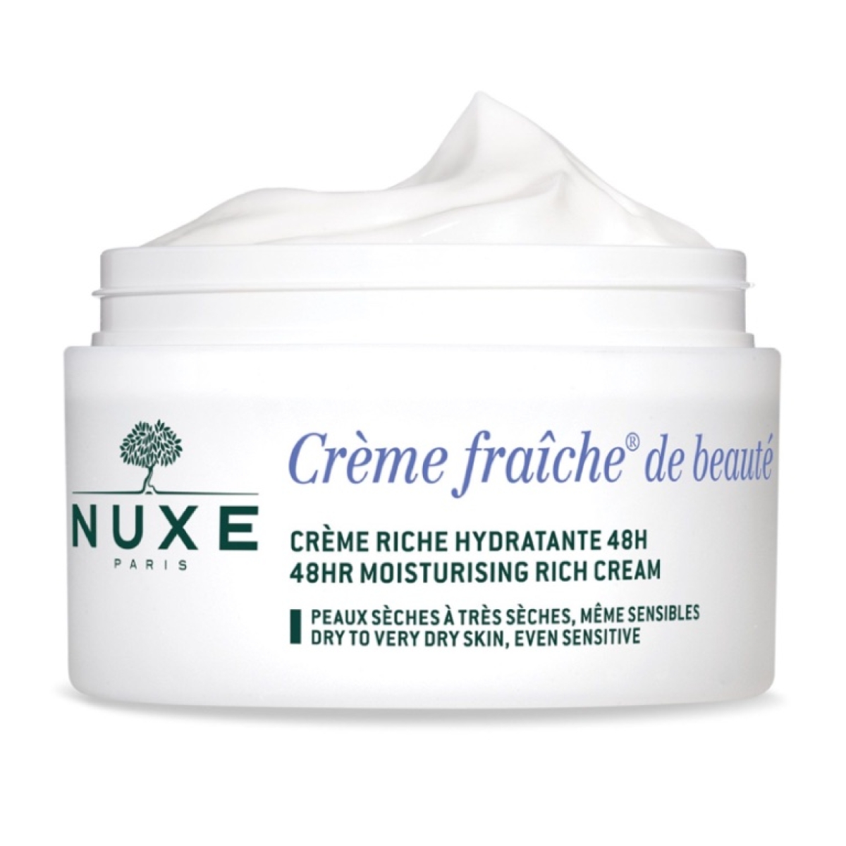 NUXE CREME FRAICHE DE BEAUTE CREME RICHE PEAUX SECHES 50 ML – Image 2