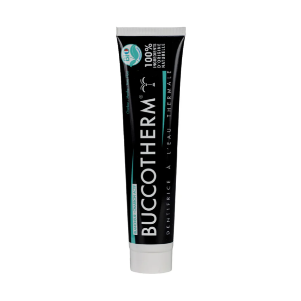 BUCCOTHERM DENTIFRICE BLANCHEUR CHARBON ACTIF BIO 75 ML