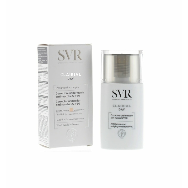 SVR CLAIRIAL DAY CORRECTEUR UNIFORMISANT ANTI TACHES SPF30 30 ML