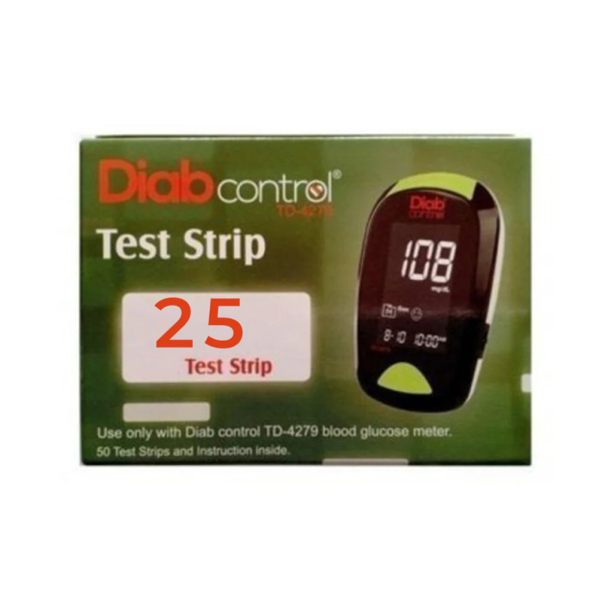 Diabcontrol Bandelettes 25Pièces – Image 1